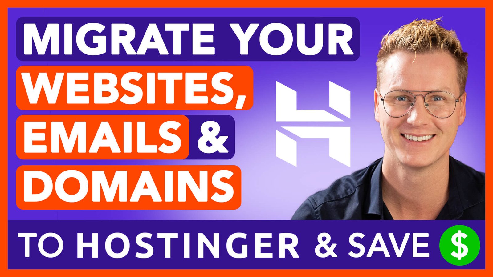Migrate websites, emails, domains